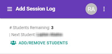 Session Log In Creating session logs – eCSSS Lōkahi Mobile App Help